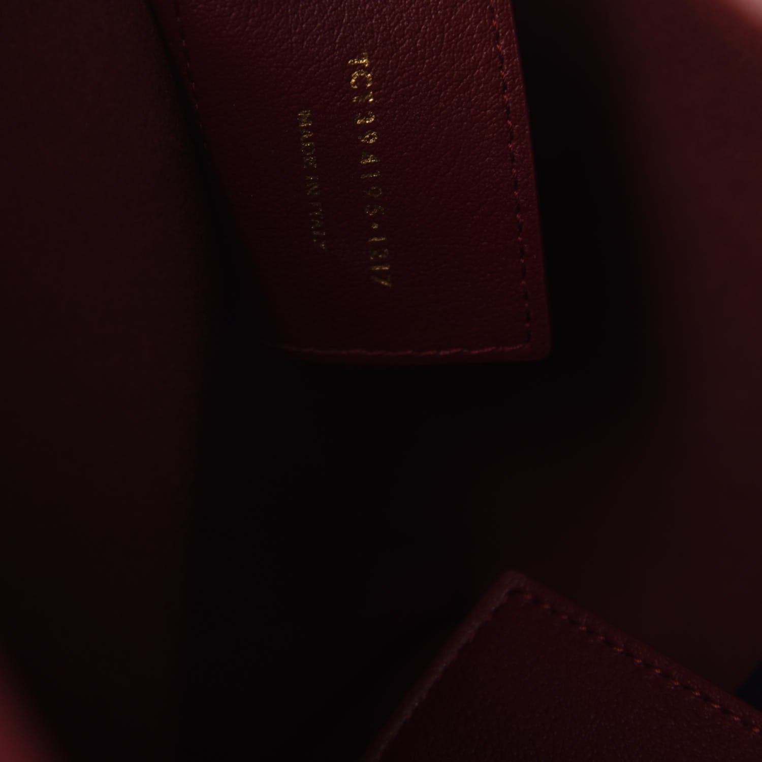 Saint Laurent Calfskin Large Shopping Tote Rouge Legion 9 of 10