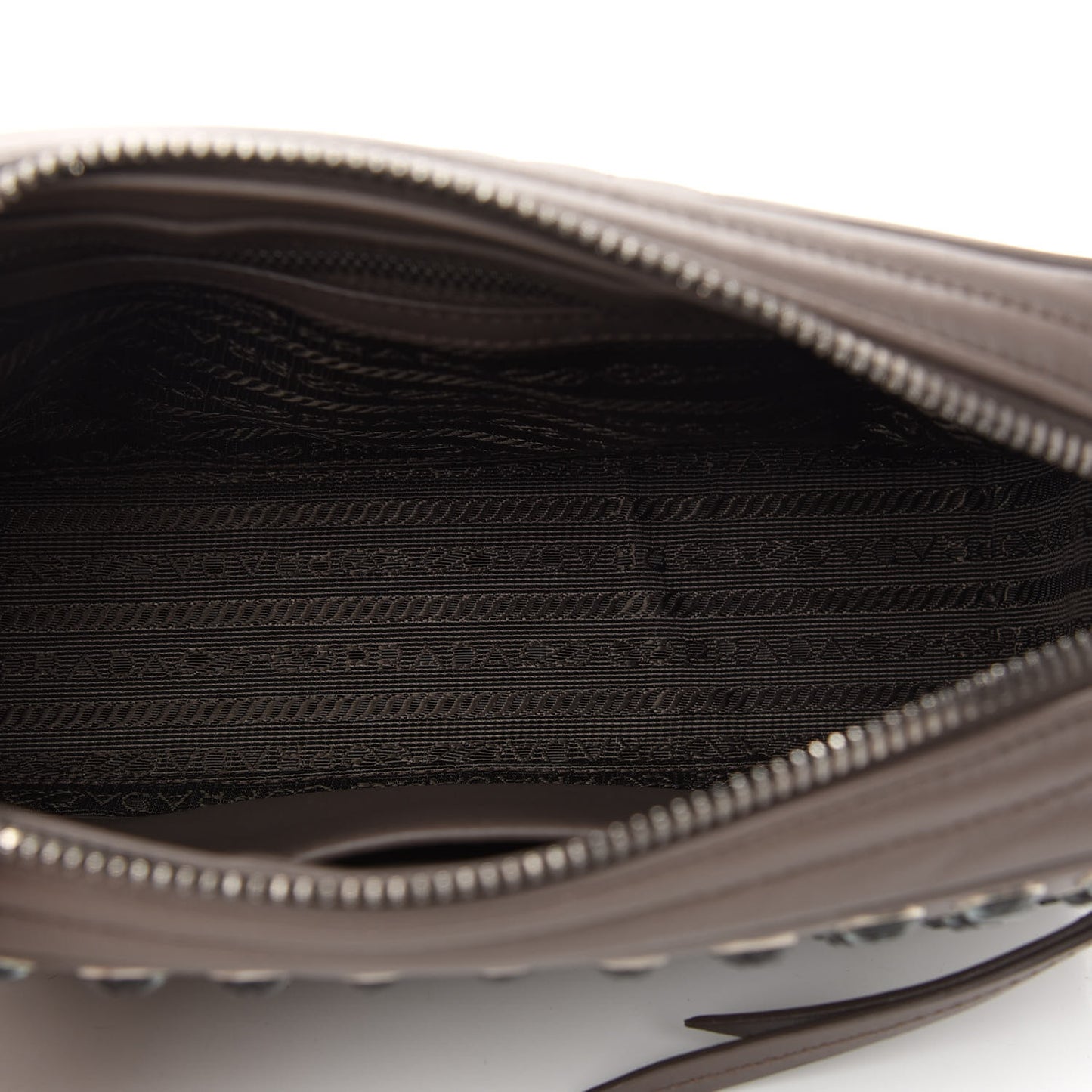 Soft Calfskin Crystal Impunture Camera Bag Bambu