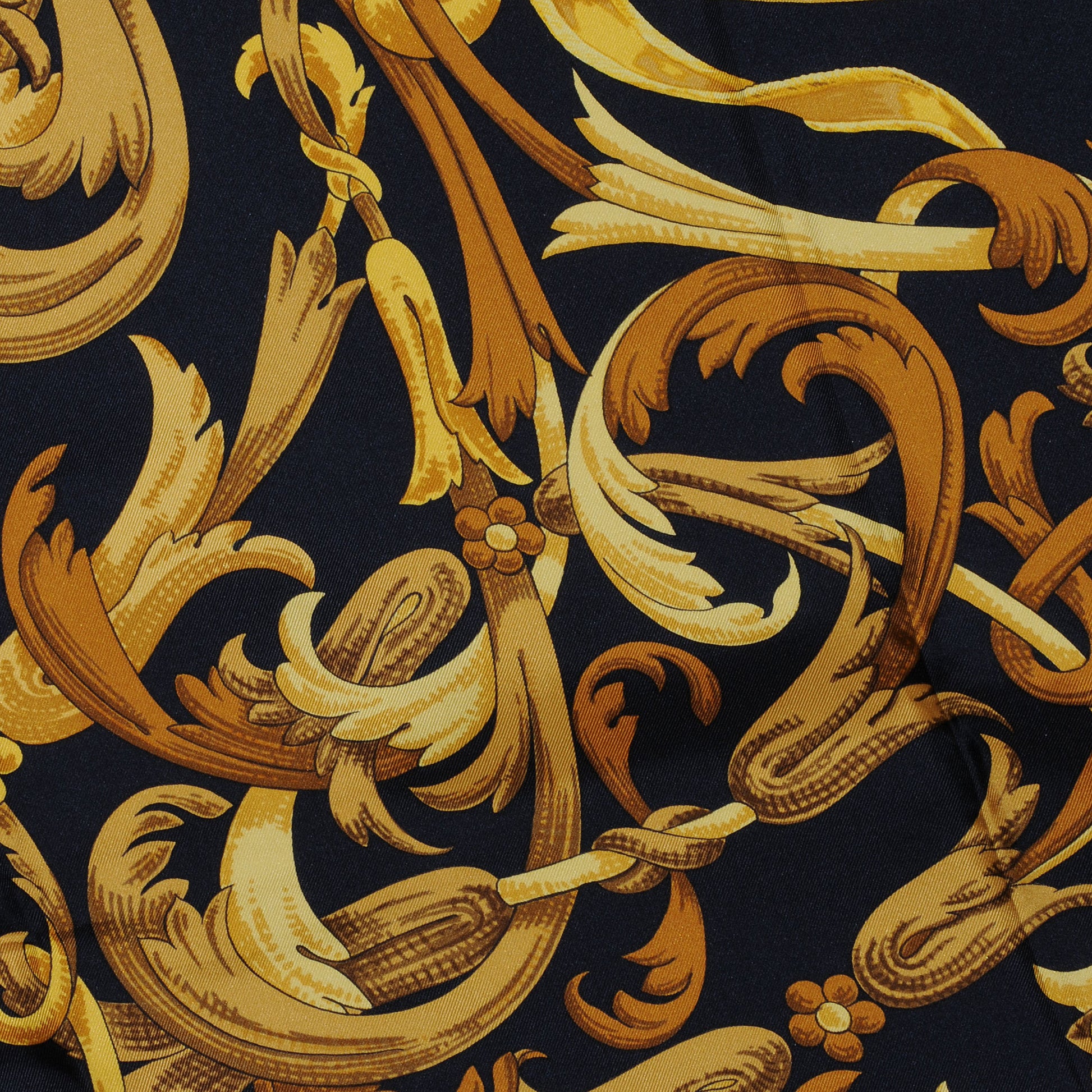 Hermes Silk Le Mors A La Conetable Scarf 90 1 of 6