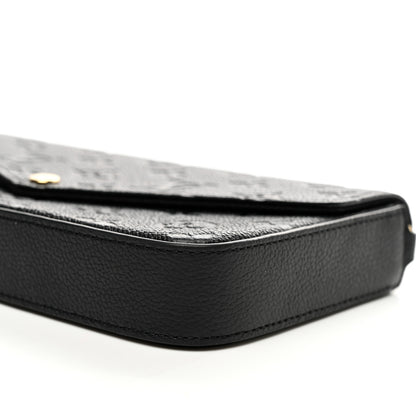 Louis Vuitton Empreinte Pochette Felicie Chain Wallet Black 10 of 10