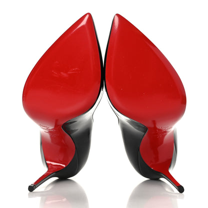 Christian Louboutin Patent Corneille 100 Pumps 38 Black 5 of 7