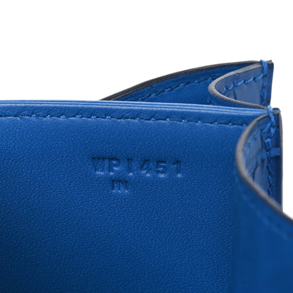 Hermes Matte Alligator Constance 18 Bleu Zellige 7 of 11