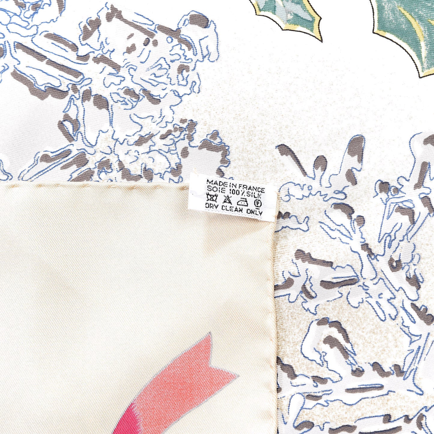 Silk Neige d' Antan Scarf 90
