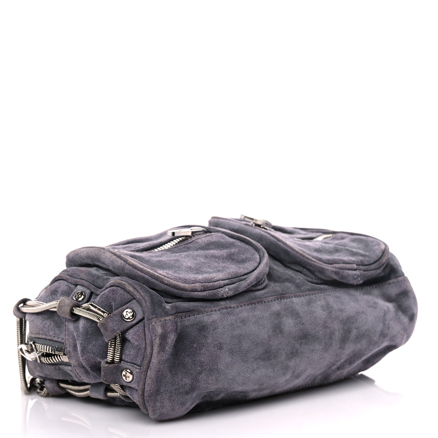 Suede Brenda Chain Grey