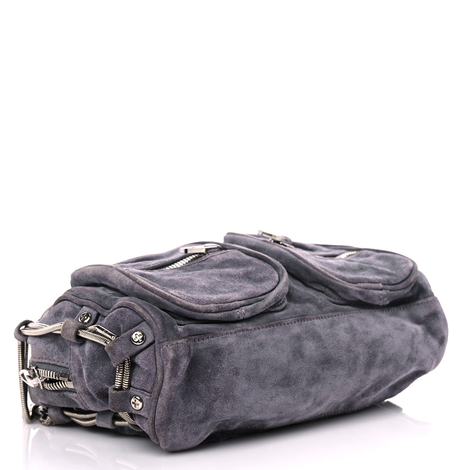 Alexander Wang Suede Brenda Chain Grey 3 of 19