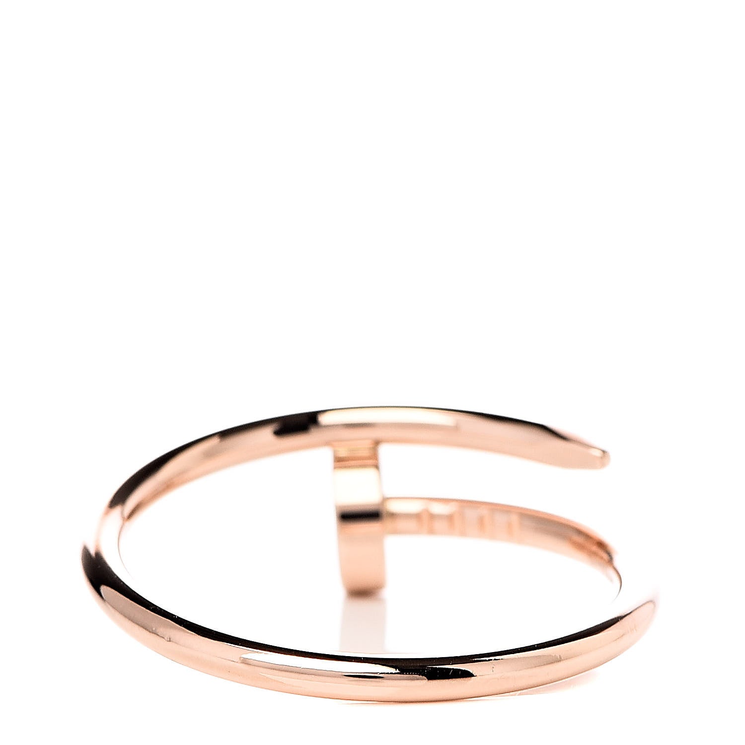 Cartier 18K Pink Gold Small Juste Un Clou Ring 55 7.25 3 of 4