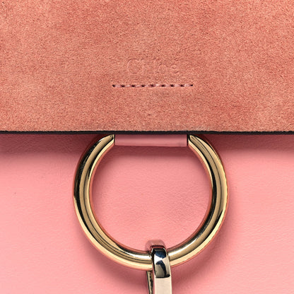 Chloe Suede Calfskin Mini Faye Bracelet Bag Washed Pink 10 of 11