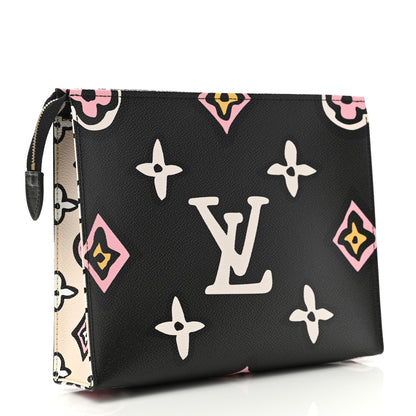 Louis Vuitton Monogram Giant Wild At Heart Toiletry Pouch 26 Black 3 of 7