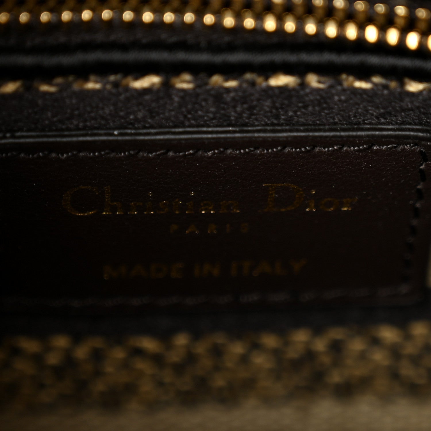 Christian Dior Canvas Mini Mizza Embroidered Lady D-Lite Beige Multicolor 6 of 10