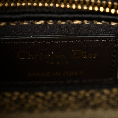 Christian Dior Canvas Mini Mizza Embroidered Lady D-Lite Beige Multicolor 6 of 10