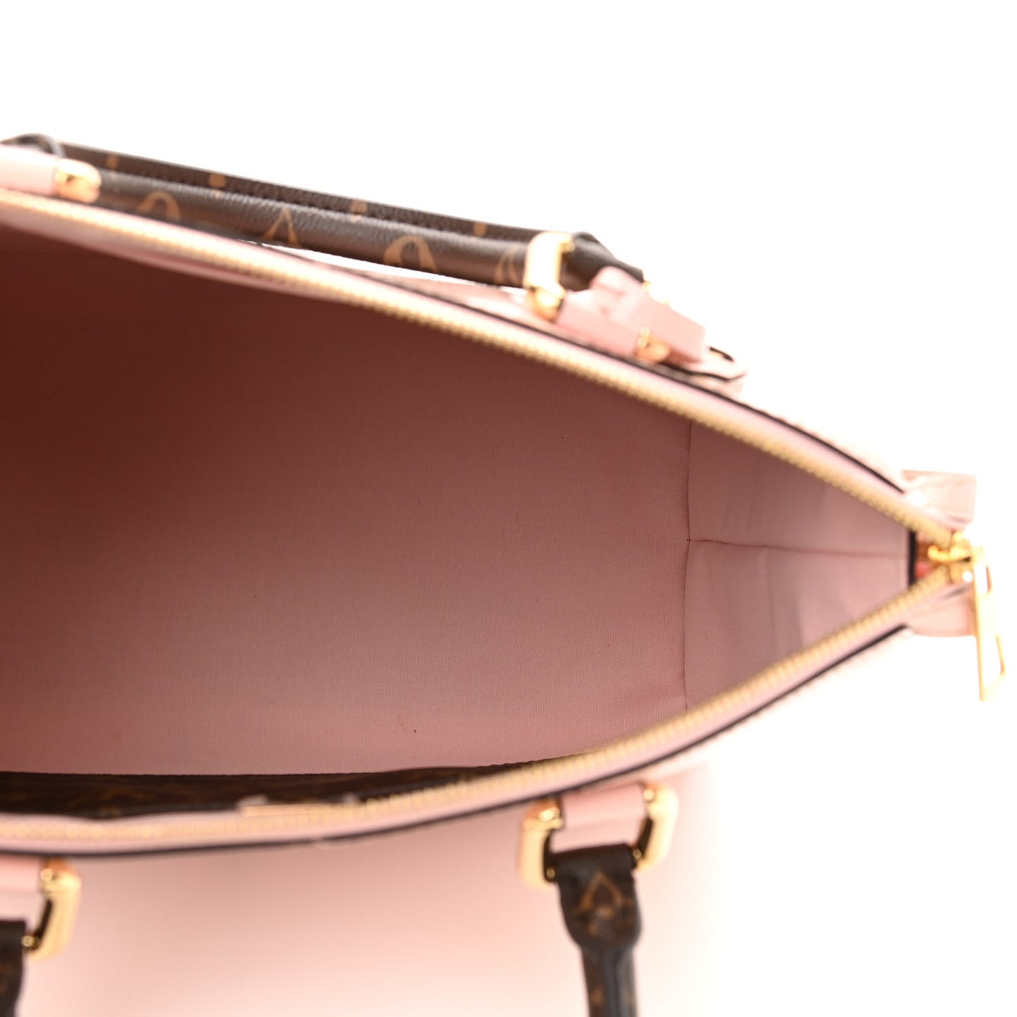 Patent Calfskin Miroir Tote Rose Ballerine
