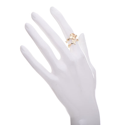 Louis Vuitton 18K Gold Diamond Monogram Idylle Blossom Ring Set 48 4.5 2 of 10
