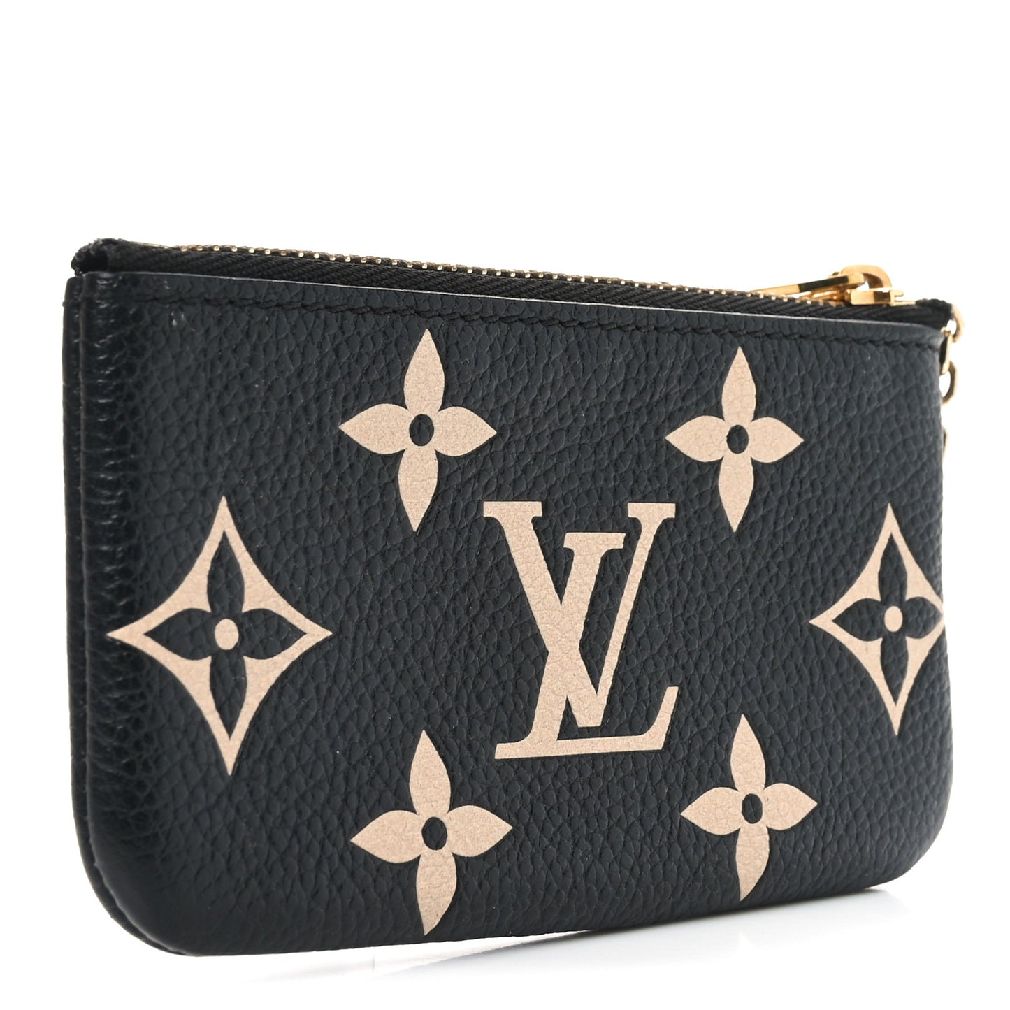 Empreinte Monogram Giant Key Pouch Black Beige