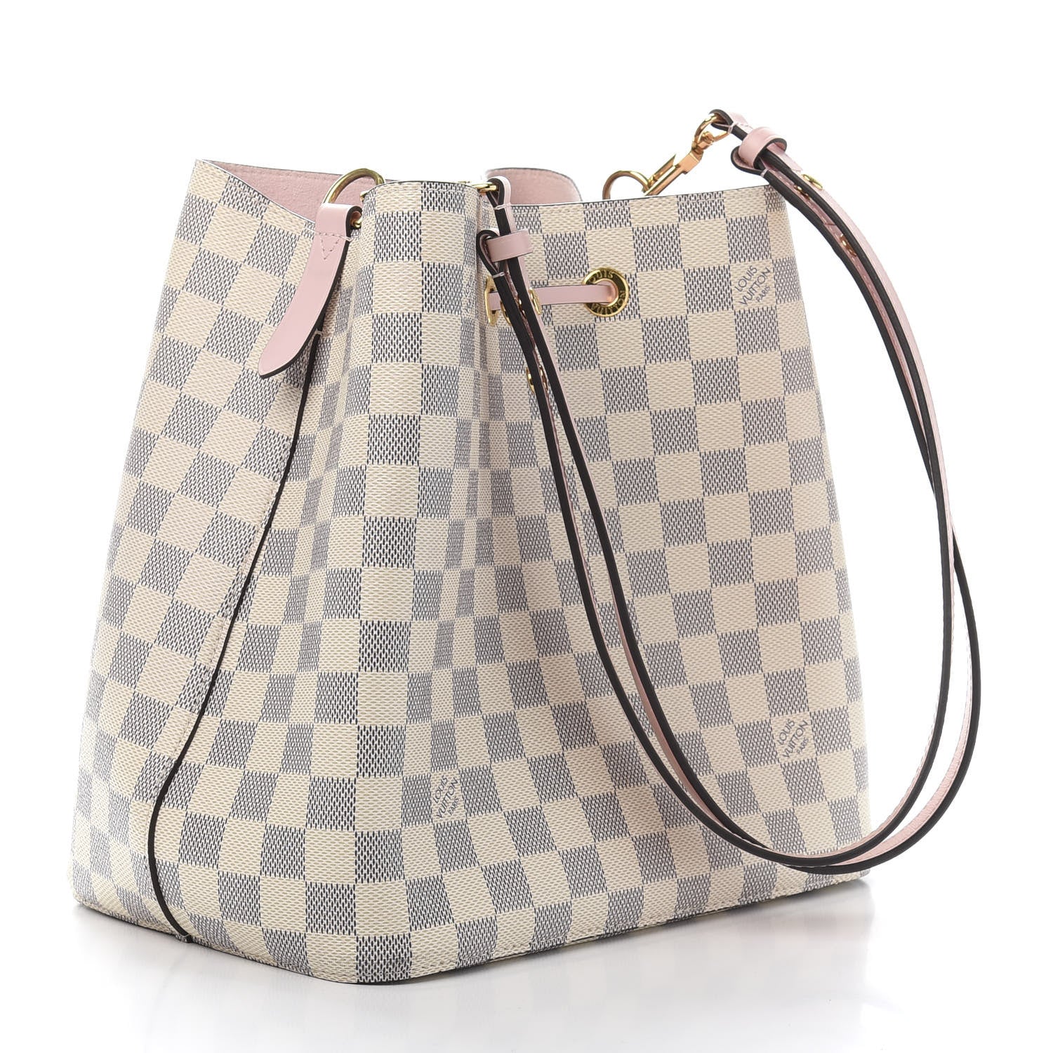 Louis Vuitton Damier Azur Neonoe MM Eau De Rose 3 of 10