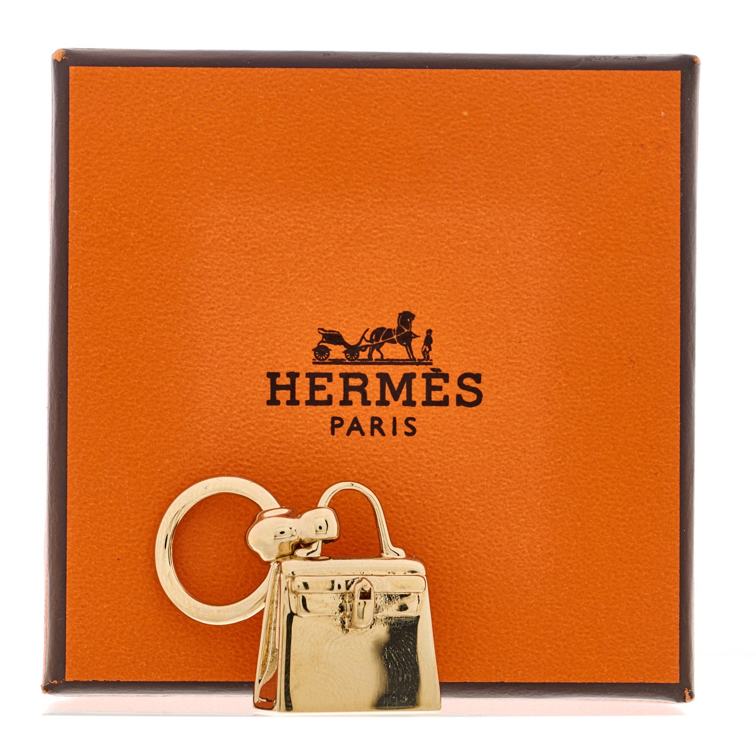 Hermes Permabrass Mini Kelly Twilly Ring 5 of 5