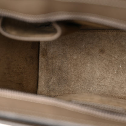 Celine Drummed Calfskin Micro Luggage Souris 12 of 12