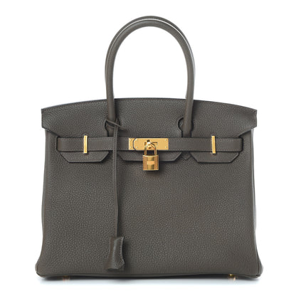 Hermes Togo Birkin 30 Vert De Gris 1 of 12