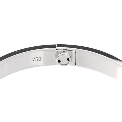 Cartier 18K White Gold 4 Diamond LOVE Bracelet 17 5 of 6
