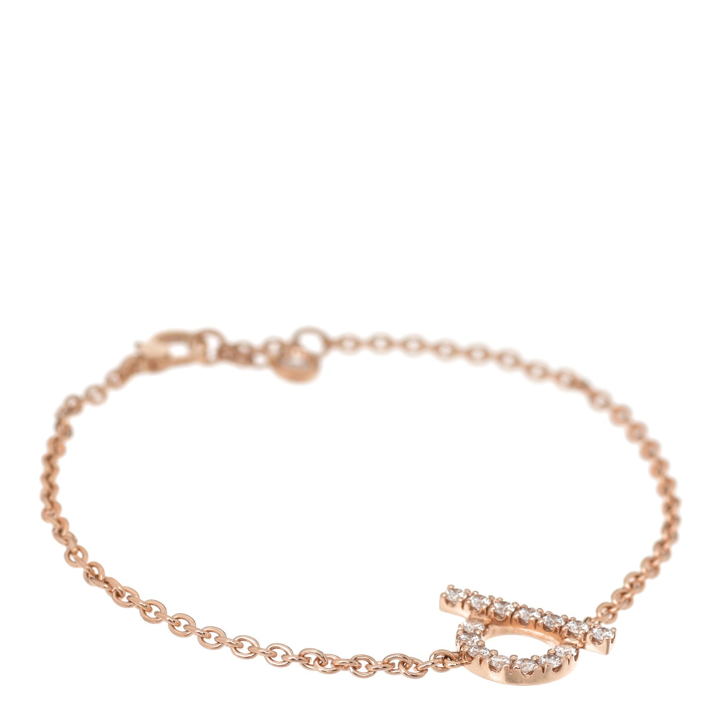18K Rose Gold Diamond Finesse Bracelet ST