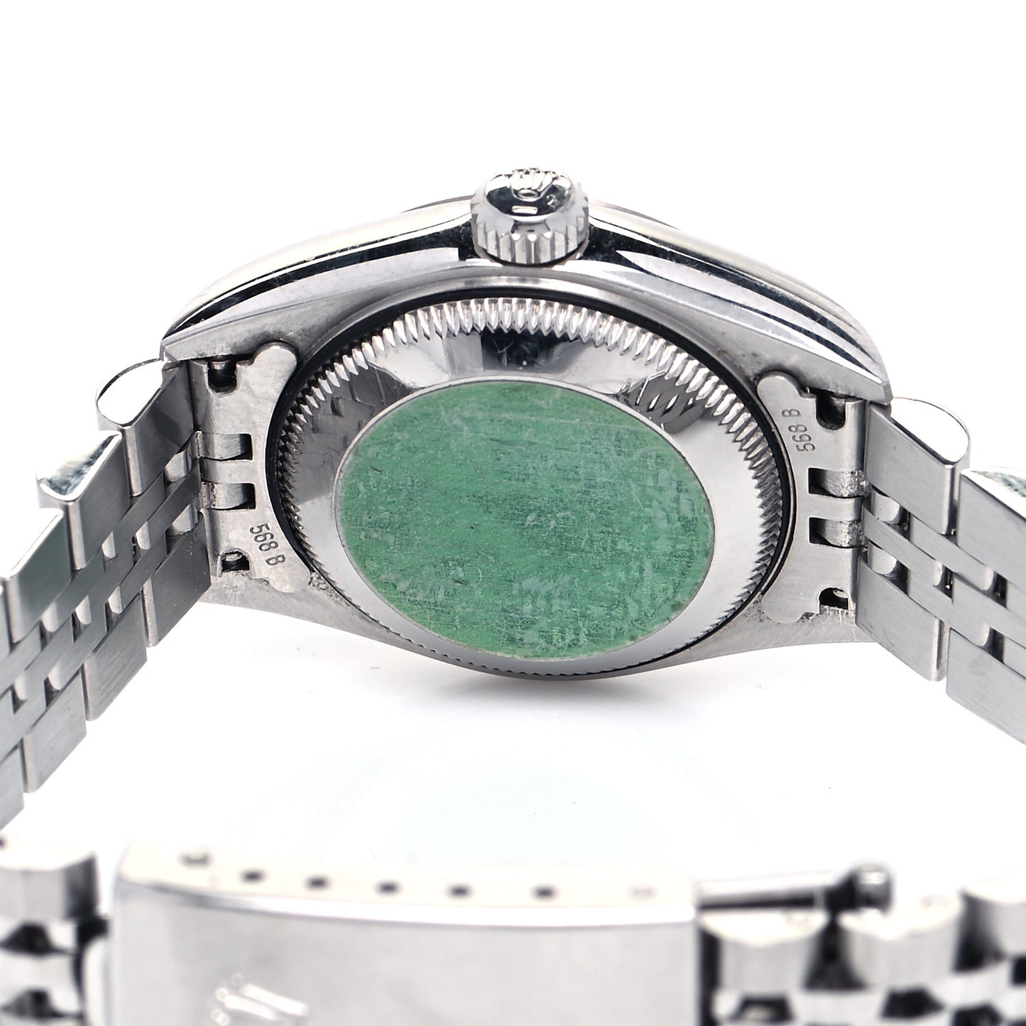 Stainless Steel 18K White Gold Diamond 26mm Oyster Perpetual Datejust Watch White 79174