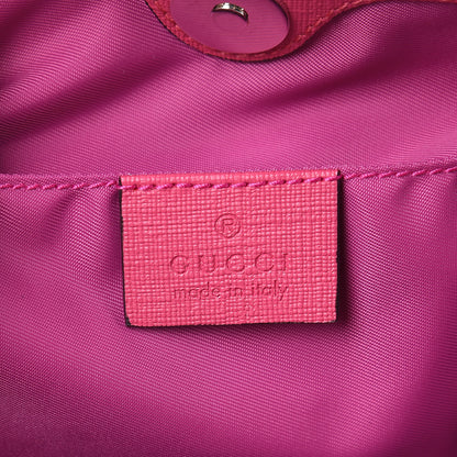 Gucci GG Supreme Monogram Kids Rosebud Tote Pink 6 of 9