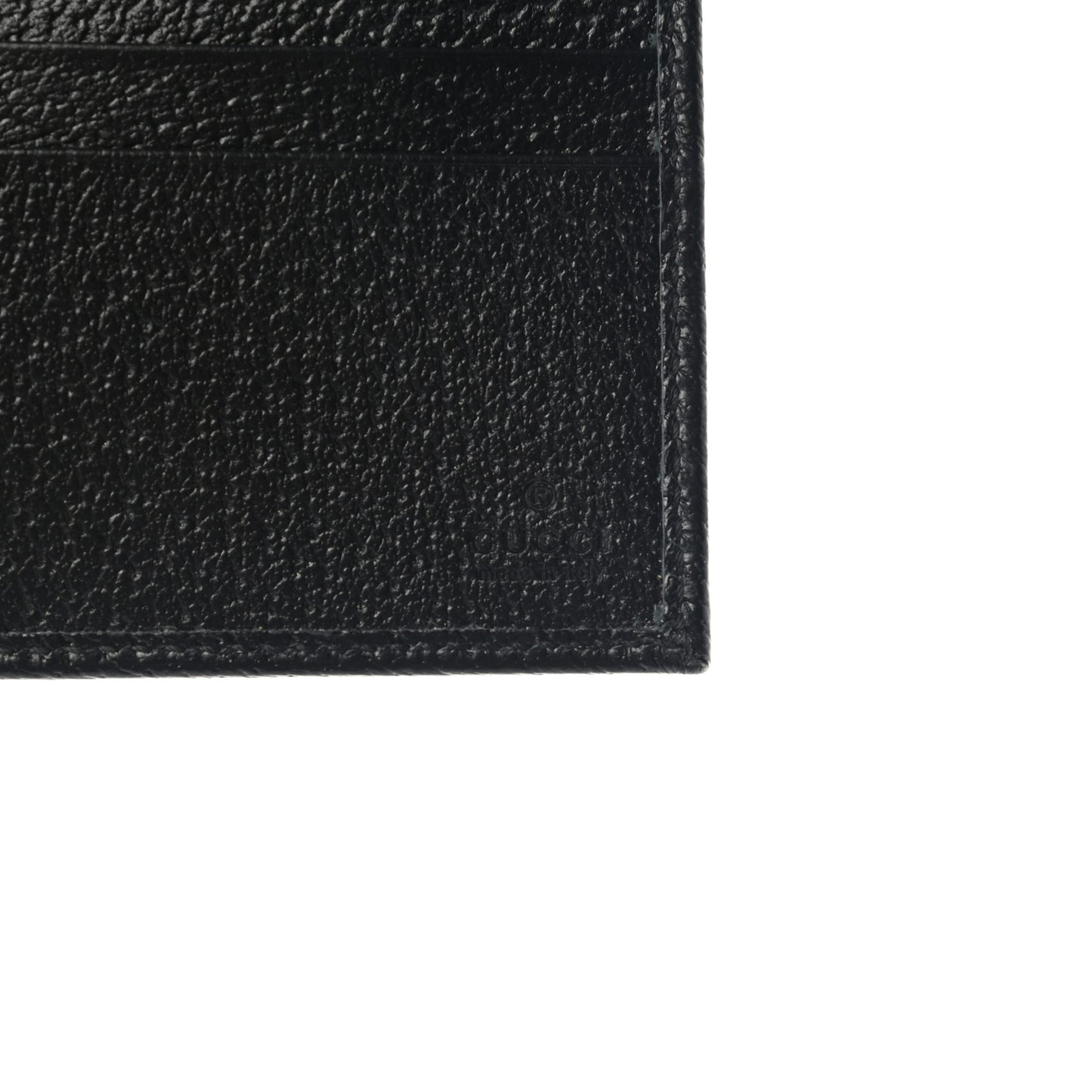 Textured Dollar Calfskin Music is Mine Wallet Crop Multicolor Black