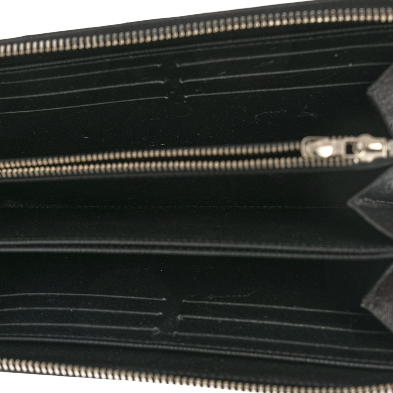Louis Vuitton Epi Zippy Wallet Black 5 of 13