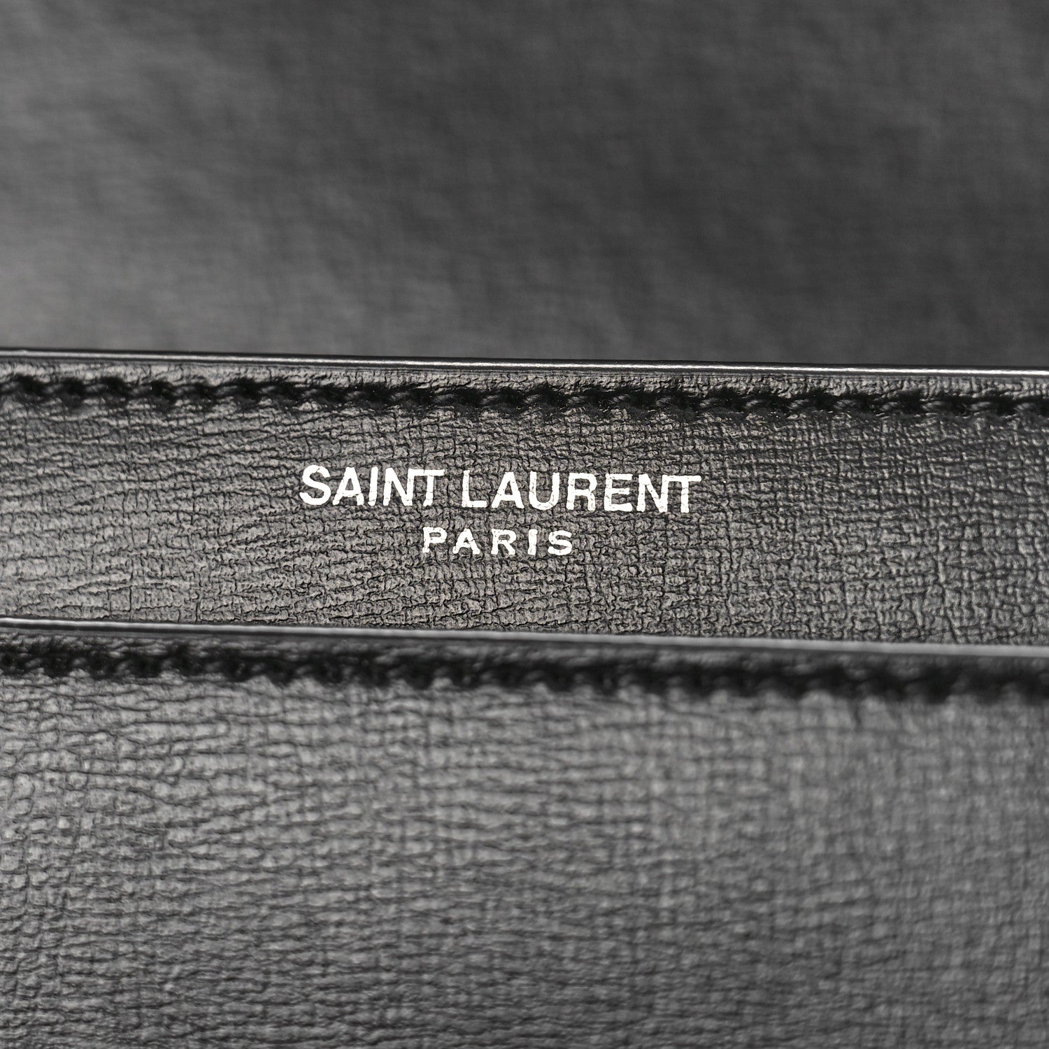 Saint Laurent Calfskin Medium Monogram Sunset Black 6 of 8