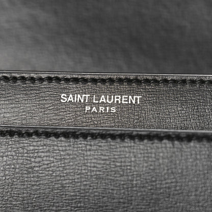 Saint Laurent Calfskin Medium Monogram Sunset Black 6 of 8