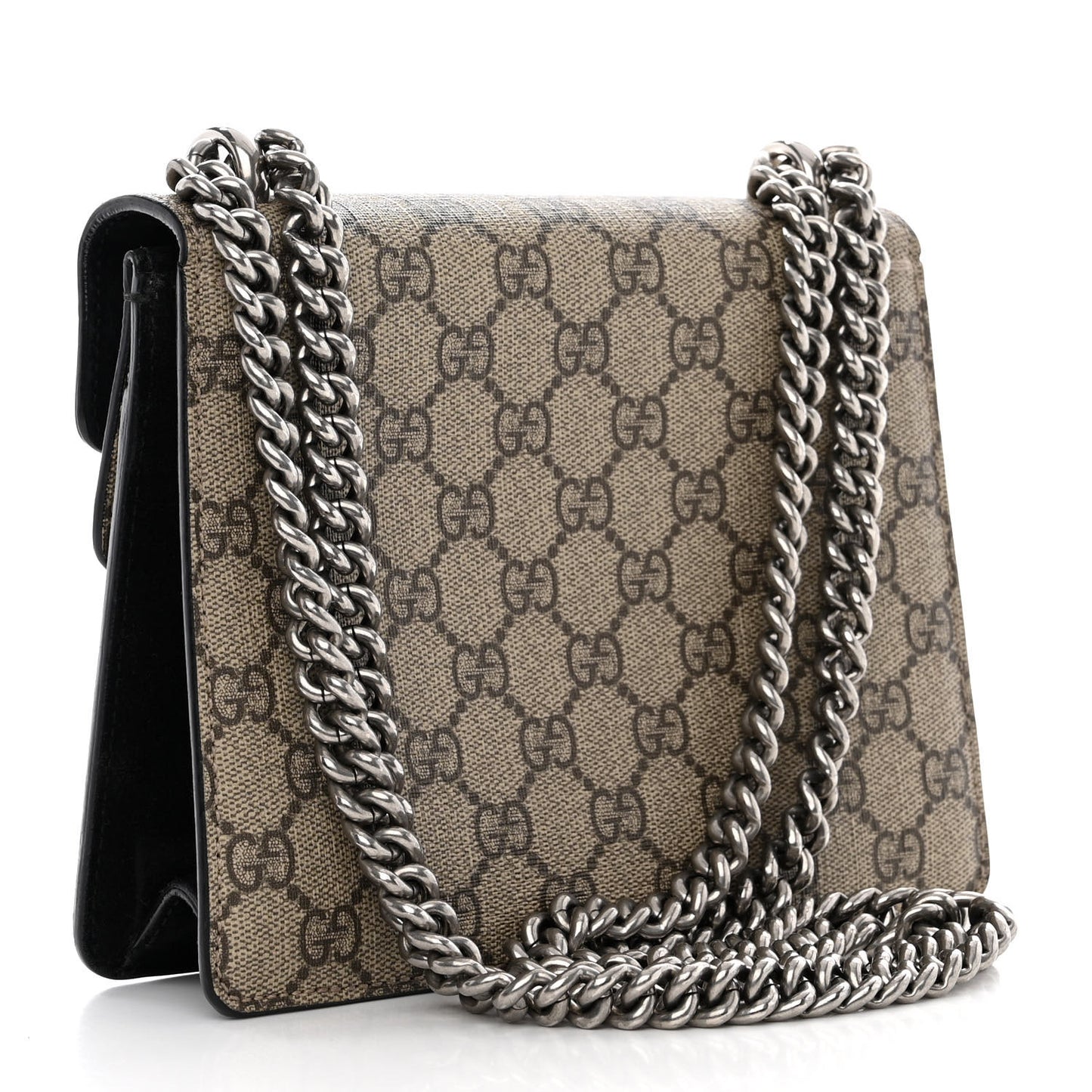 GG Supreme Monogram Mini Dionysus Shoulder Bag Black