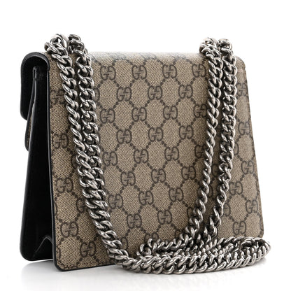 Gucci GG Supreme Monogram Mini Dionysus Shoulder Bag Black 3 of 16