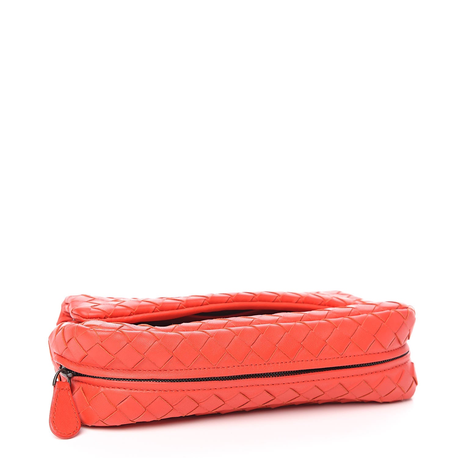 Bottega Veneta Nappa Intrecciato Chain Crossbody Red 4 of 11