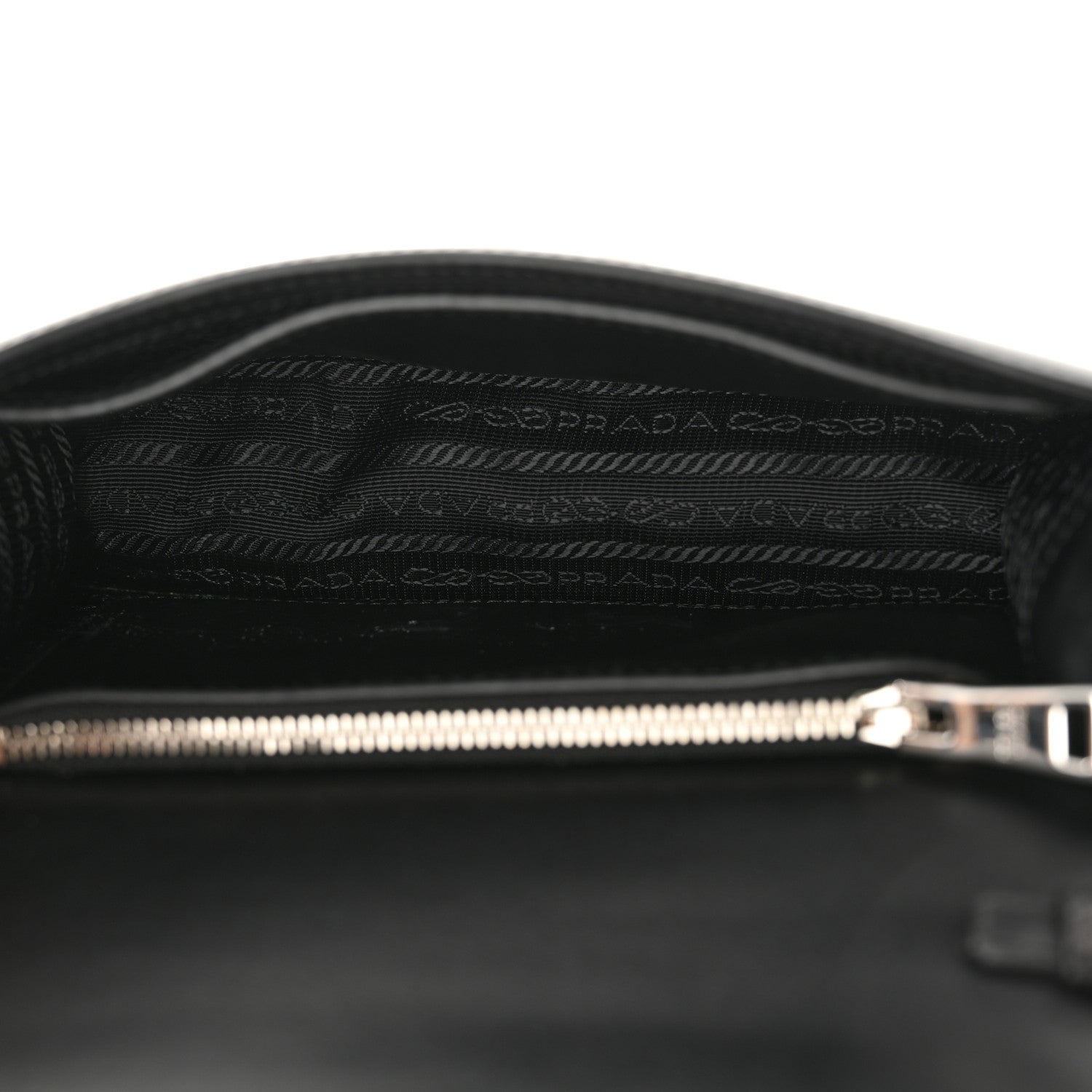 Prada City Calfskin Saffiano Racing Logo Elektra Shoulder Bag Fuxia Black 5 of 9