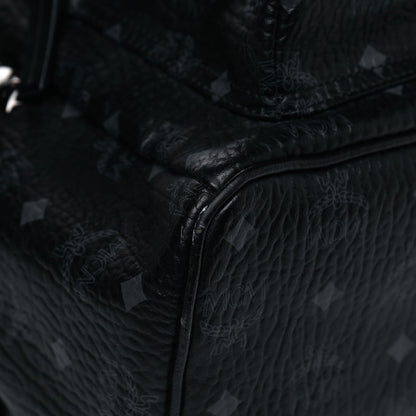 MCM Visetos Medium Side Studs Stark Backpack Black 9 of 12