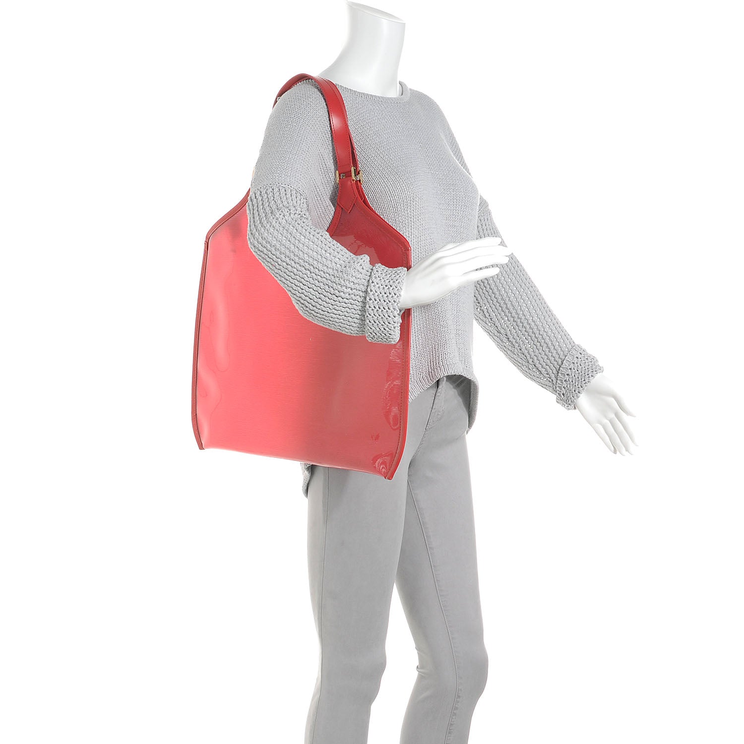 Louis Vuitton Epi Plage Baia Beach Grenadine Red 2 of 8