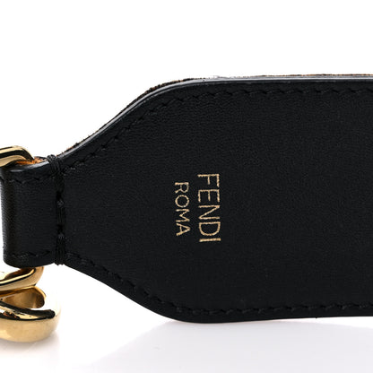 Fendi Velvet Tapestry FF Strap You Tobacco 3 of 5