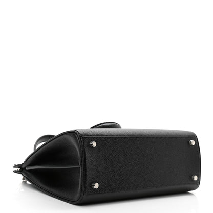 Gucci Grainy Calfskin Small Zumi Top Handle Bag Black 3 of 9
