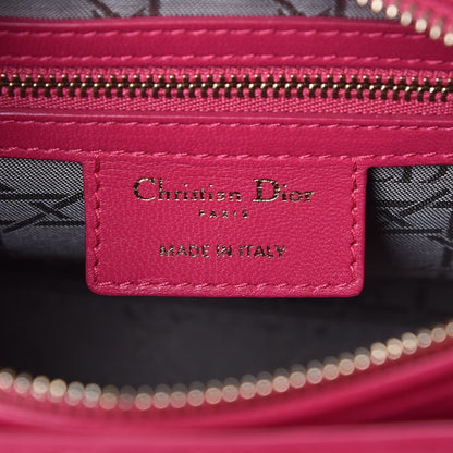 Christian Dior Lambskin Cannage Medium Lady Dior Pink 6 of 7