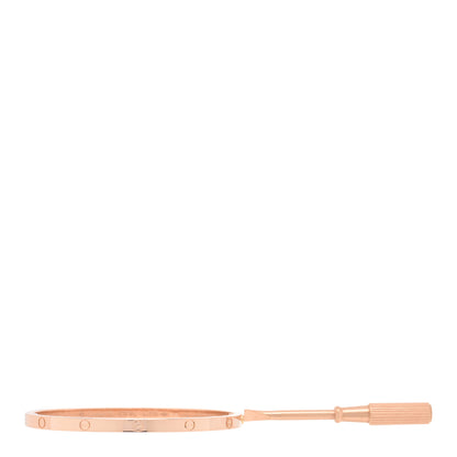 Cartier 18K Pink Gold Small LOVE Bracelet 16 3 of 7