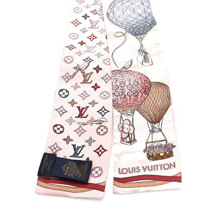 Louis Vuitton Silk Monogram Up And Away Bandeau Rose Clair 2 of 3