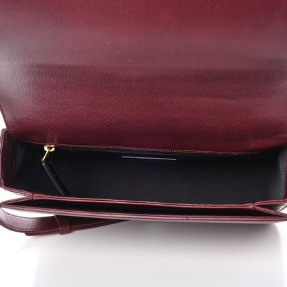 Saint Laurent Textured Calfskin Medium Classic Monogram Universite Bag Dark Red 6 of 8
