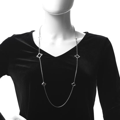 David Yurman Sterling Silver 25mm Quatrefoil Chain Necklace 2 of 5