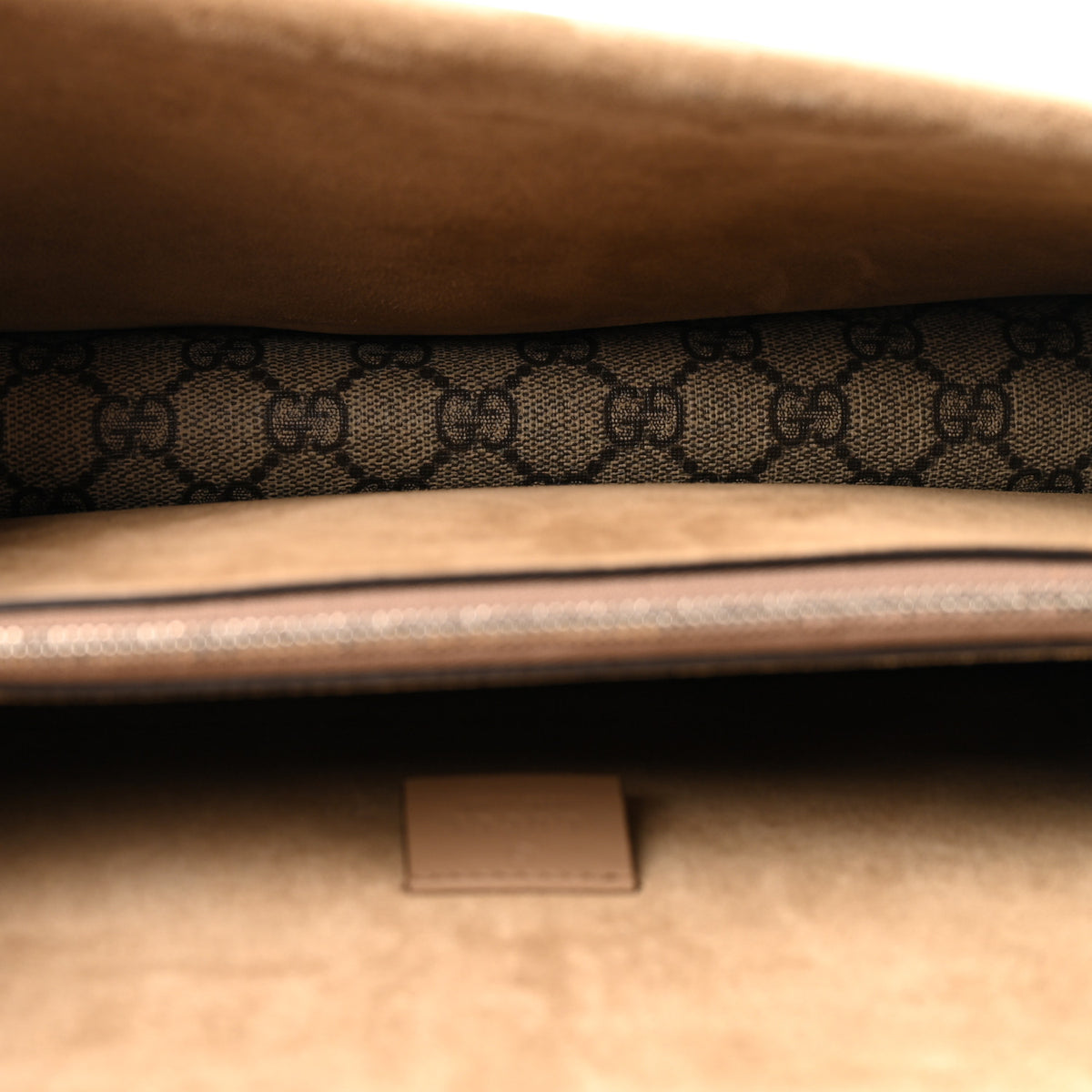 Gucci GG Supreme Monogram Small Dionysus Shoulder Bag Taupe 5 of 10