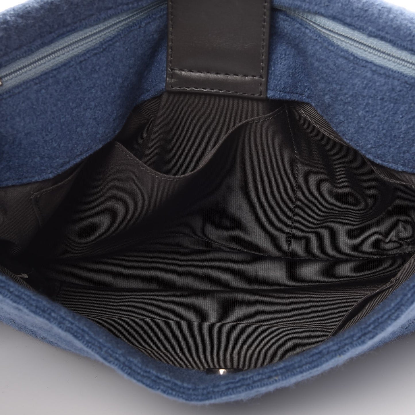Felt Embroidered Large Crest Austrian Satchel Blue