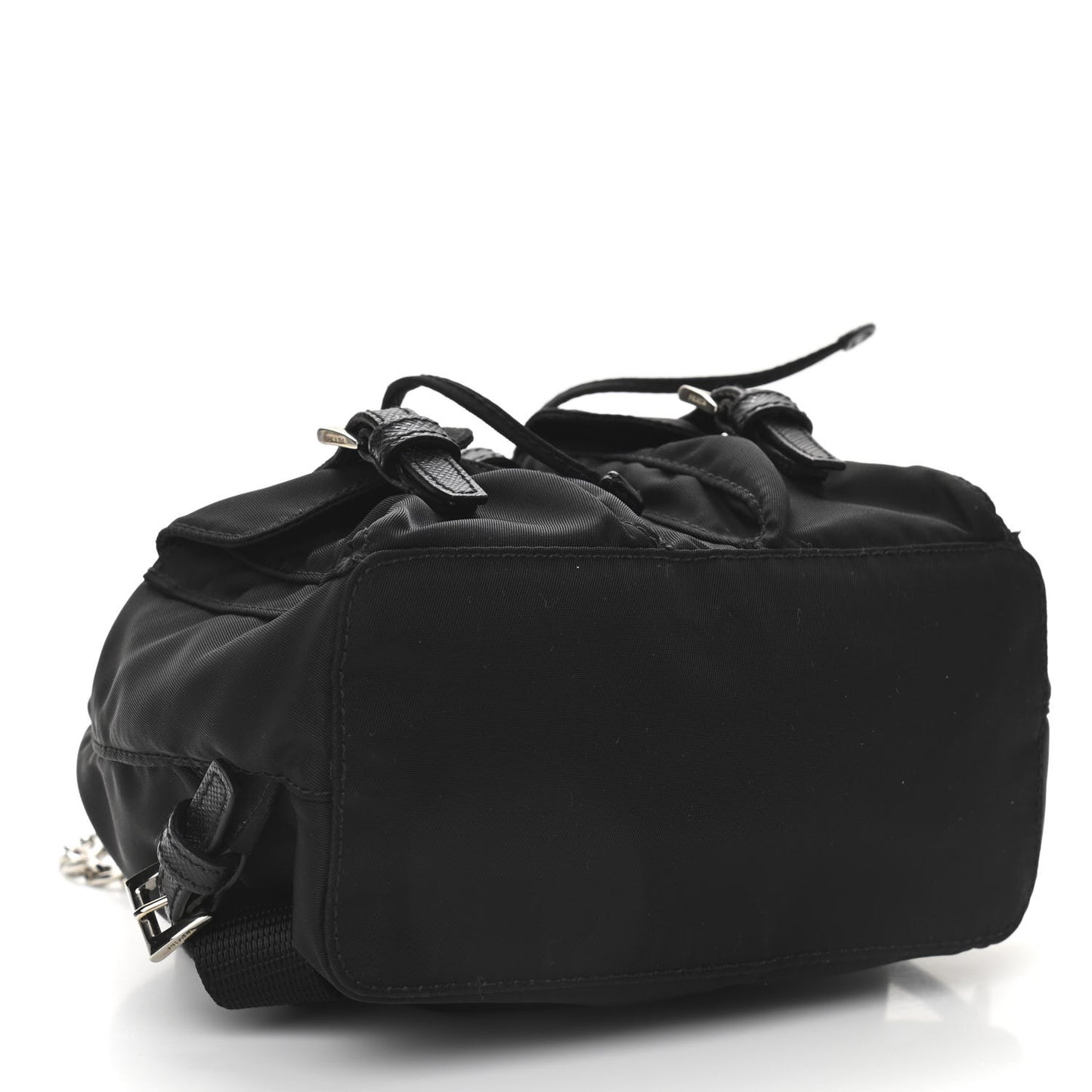 Nylon Vela Mini Crossbody Backpack Black
