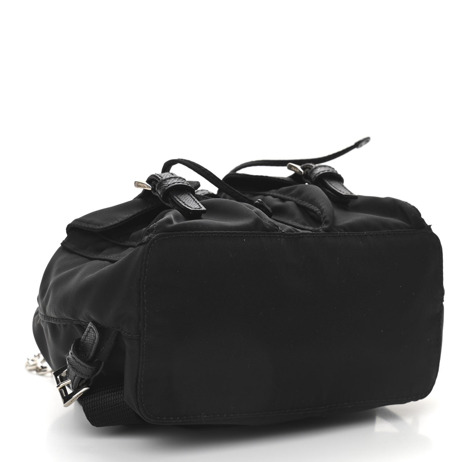 Prada Nylon Vela Mini Crossbody Backpack Black 4 of 9
