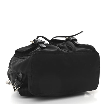 Prada Nylon Vela Mini Crossbody Backpack Black 4 of 9