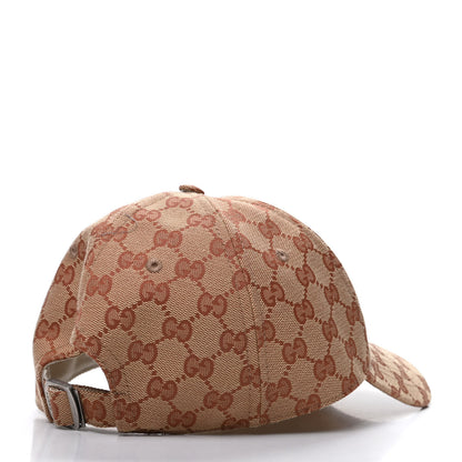 Gucci X MLB Monogram NY Yankees Baseball Hat 57-61 Beige Ruggine 3 of 7