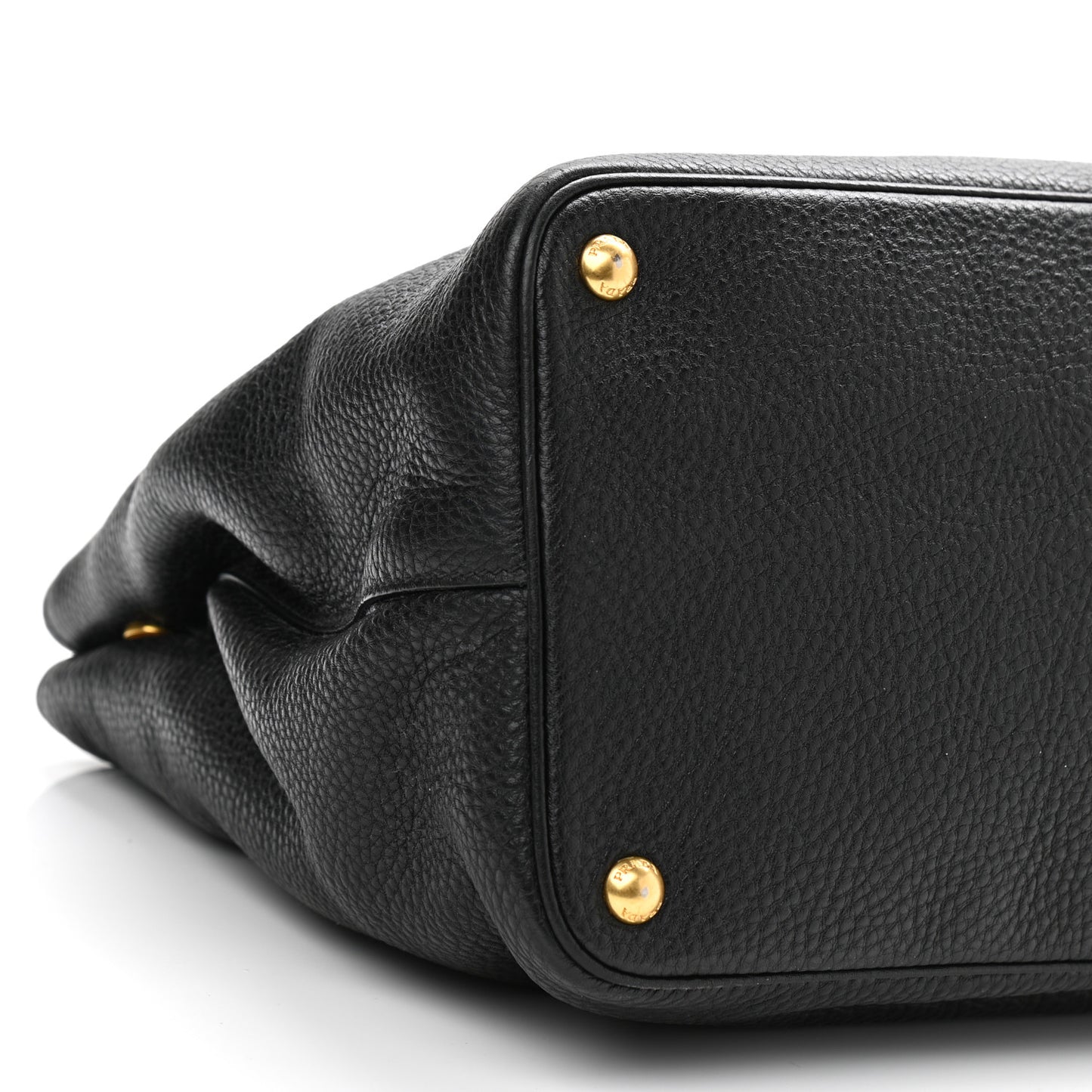 Vitello Daino Tote Black