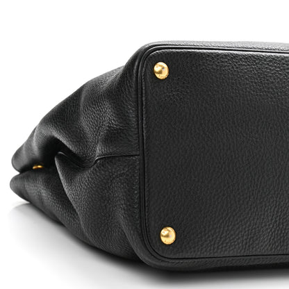 Prada Vitello Daino Tote Black 11 of 14